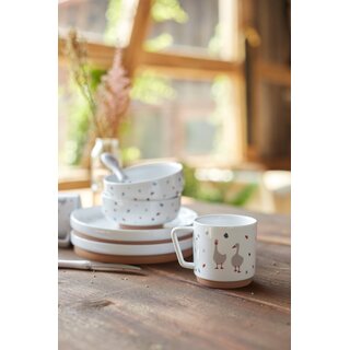 L&Auml;SSIG Porzellantasse mit abnehmbaren Silikonfu&szlig;