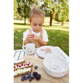 L&Auml;SSIG Kindergeschirr 3er-Set Porzellan