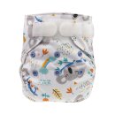 Bl&uuml;mchen XS/S Neugeborenen-&Uuml;berhose PUL Kletter Drop