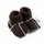 Lammfell Babyschuhe mit B&uuml;ndchen braun