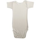 Body halbarm Feinripp ecru