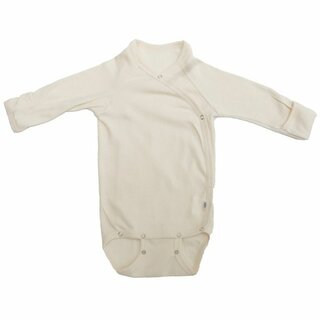 Wickelbody mit Kratzschutz ecru Baumwolle kbA