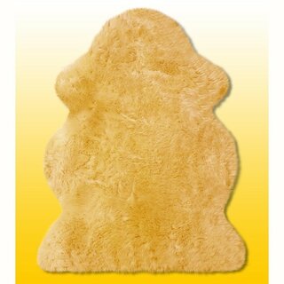 Lammfell gold/beige, geschoren